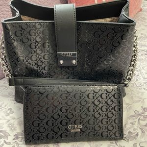 satchel & large wallet set